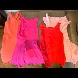 Aqua from Bloomingdales Set of 4 Colorful Dresses